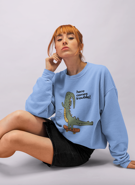 Trouble Oversized Sweatshirt