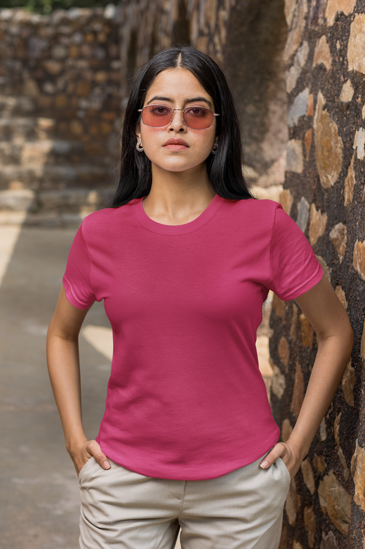 Solids : Pink Classic T-shirt
