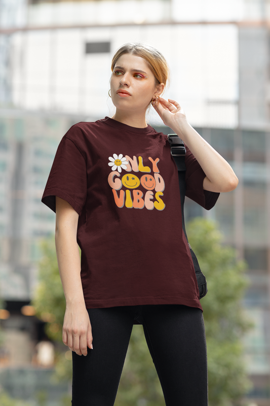 Only Good Vibes Oversized T-shirt
