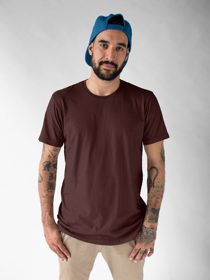 Solids : Maroon Classic T-shirt