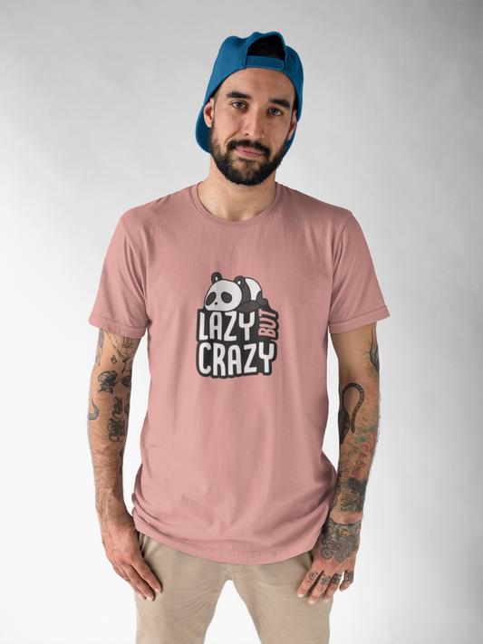 Panda : Lazy But Crazy T-shirt