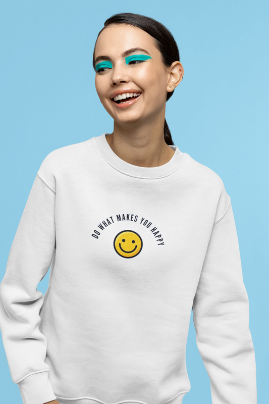 Do what Makes you happy Oversized Sweatshirt
