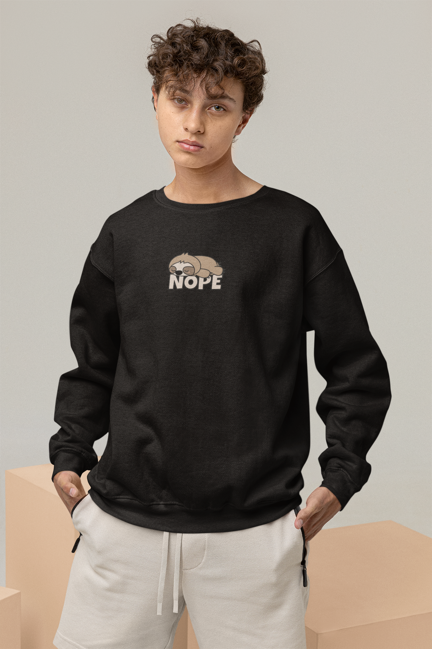 Sloth : Nope Oversized Sweatshirt