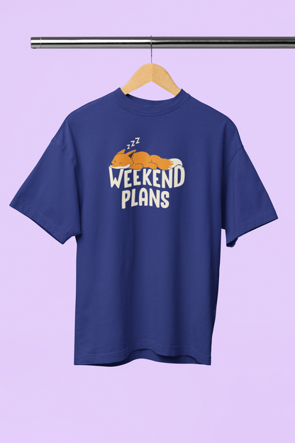 Weekend Plans Oversized T-shirt