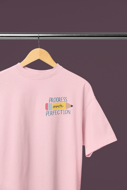Progress Over Perfection Oversized T-shirt