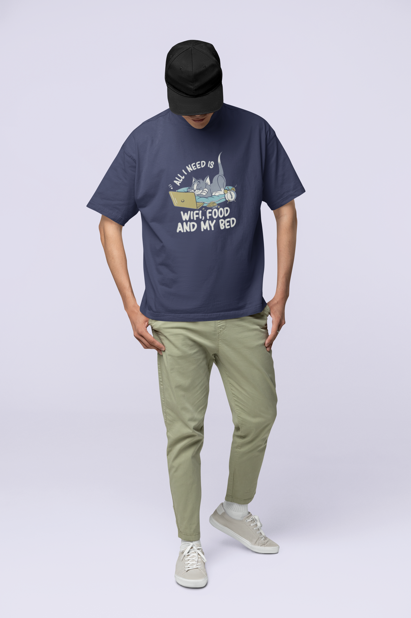 Tom & Jerry : All I Need Oversized T-shirt