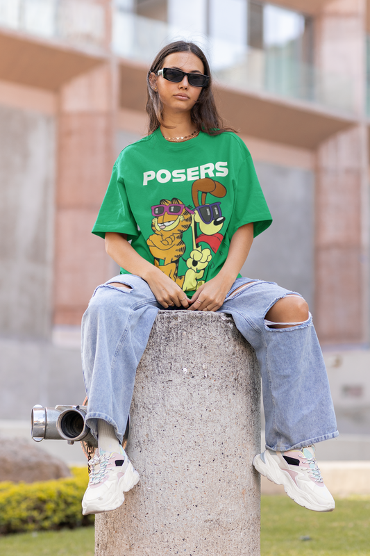 Garfield and Friends : Posers Oversized T-shirt