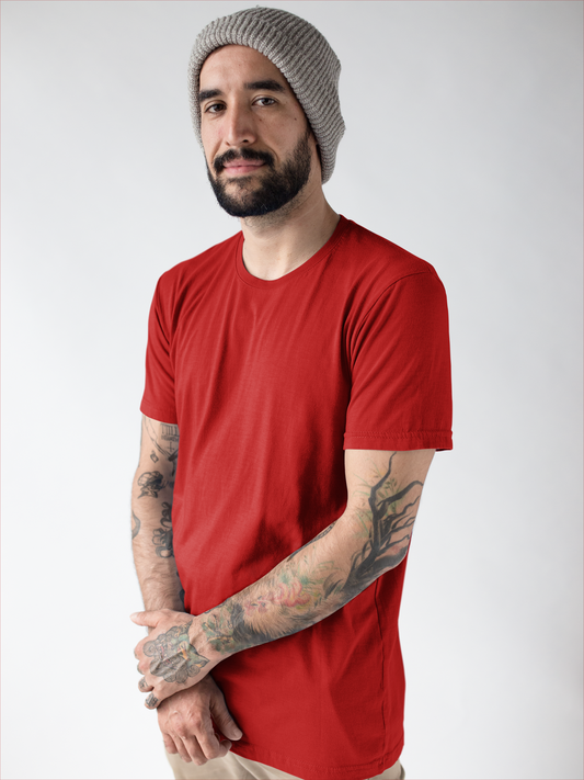 Solids : Red Classic T-shirt