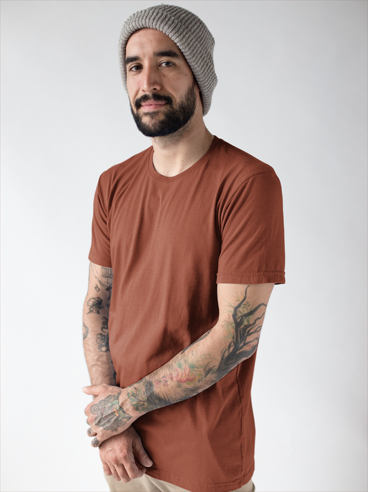 Solids : Brick Red Classic T-shirt