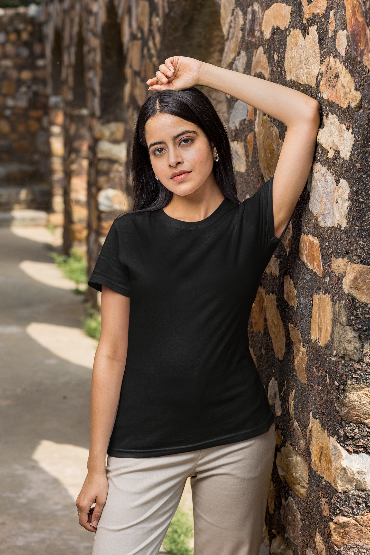 Solids : Black Classic T-shirt