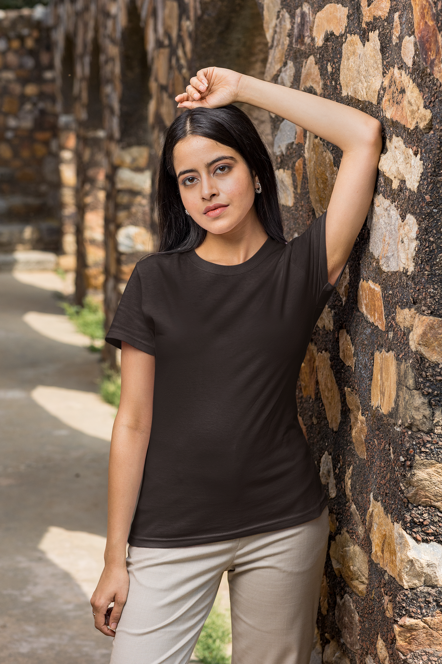 Solids : Coffee Brown Classic T-shirt
