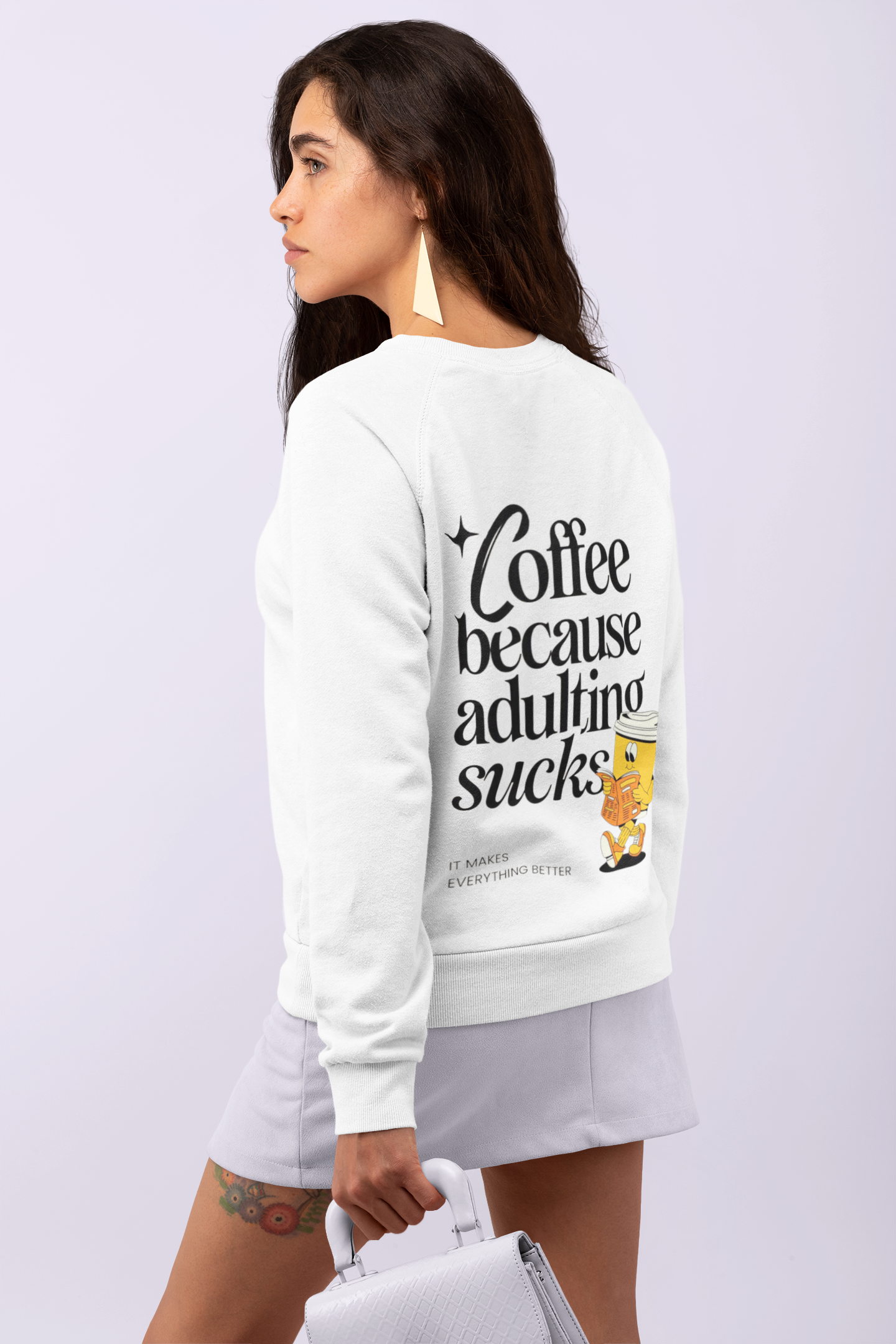 Adulting Oversized Sweatshirt