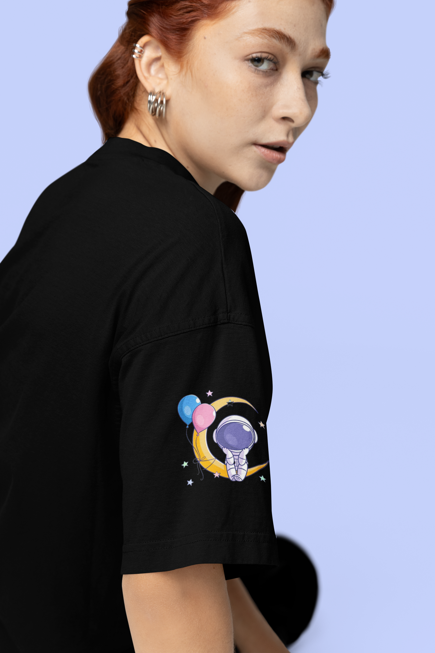 Space Night Oversized T-shirt