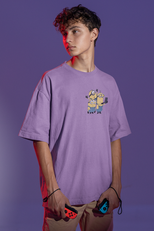 Selfie With Minions Oversized T-shirt
