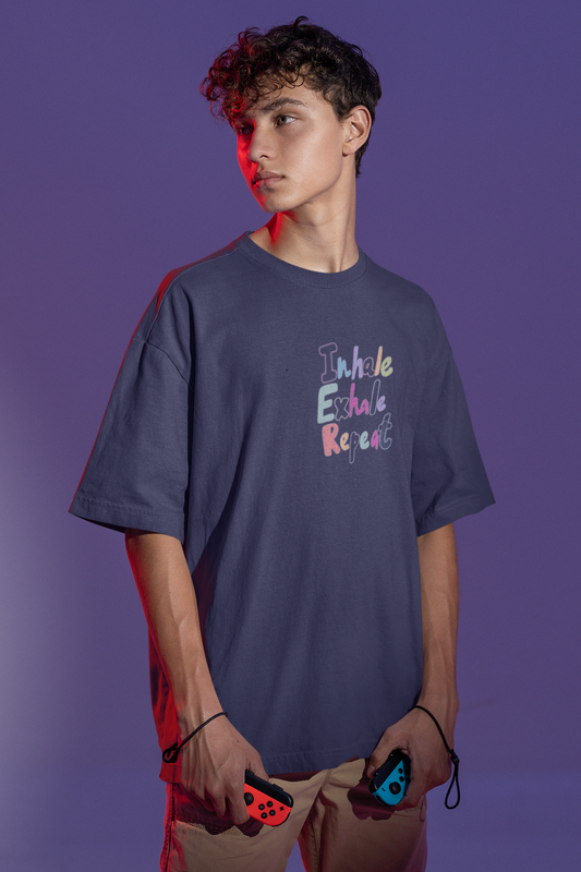 Inhale Exhale Repeat Oversized T-shirt